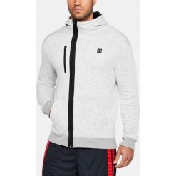 Bejsbolówki męskie: Under Armour Bluza męska Baseline FZ Hoodie szara r. 2XL (1309843-025)