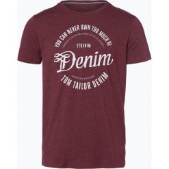 T-shirty męskie: Tom Tailor Denim – T-shirt męski, czerwony