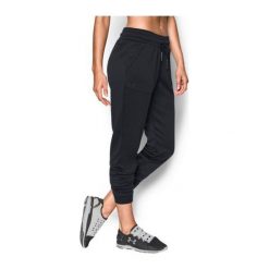 Spodnie dresowe damskie: Under Armour Spodnie damskie Storm Armour Fleece Lighweight Jogger czarne r. XL (1280695-001)