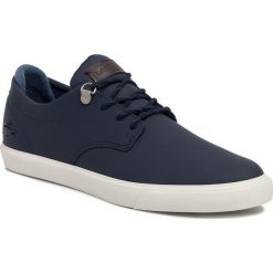 Sneakersy LACOSTE - Esparre 319 3 Cma 7-38CMA0040ND1 Nvy/Dk Blu. Niebieskie sneakersy męskie Lacoste, na co dzień, bez wzorów, ze skóry, bez zapięcia. Za 469,99 zł.