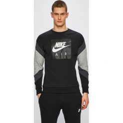Nike - Bluza. Czarne bluzy męskie Nike, s, z nadrukiem, z bawełny, z okrągłym kołnierzem, bez rękawów, bez kaptura. W wyprzedaży za 239,90 zł.