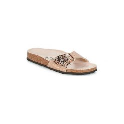 Klapki Birkenstock MADRID. Klapki damskie Birkenstock, bez wzorów, bez obcasa. Za 202,30 zł.