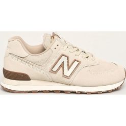 New Balance - Buty ML574SOK. Białe sneakersy męskie New Balance, z okrągłym noskiem, na sznurówki. Za 369,90 zł.