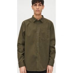Bawełniana koszula - Khaki. Brązowe koszule męskie Cropp, s, z bawełny. Za 79,99 zł.