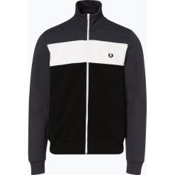 Fred Perry - Męska bluza rozpinana, szary. Szare bluzy męskie Fred Perry, m, bez wzorów, bez kołnierzyka, bez rękawów, bez kaptura. Za 599,95 zł.