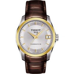 PROMOCJA ZEGAREK TISSOT Couturier Automatic Lady T035.207.26.031.00. Szare zegarki damskie marki TISSOT, ze stali. W wyprzedaży za 2195,61 zł.