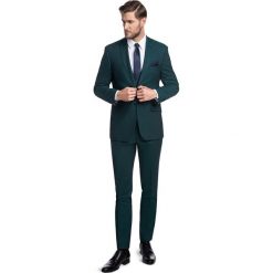Garnitur LEONARDO GXZS900278. Czarne garnitury męskie paisley, z wełny. Za 1298,00 zł.