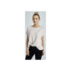 Koszulka Katrin || organic cotton. Różowe koszulki damskie Giraffe, m, bez wzorów, z bawełny, bez kołnierzyka, bez rękawów. Za 119,20 zł.
