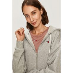 Tommy Sport - Bluza. Szare bluzy sportowe damskie Tommy Sport, s, bez wzorów, z bawełny, bez rękawów, z kapturem. Za 449,90 zł.