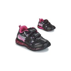 Buty Dziecko Geox J ANDROID GIRL. Czarne trampki dziewczęce Geox, bez wzorów, bez zapięcia. Za 195,30 zł.