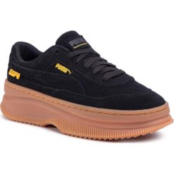 Sneakersy PUMA - Deva Randomevent 371396 01 Puma Black. Czarne półbuty damskie Puma, ze skóry. W wyprzedaży za 339,99 zł.