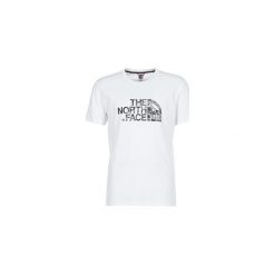 T-shirty z krótkim rękawem The North Face WOODCUT DOME TEE. Białe t-shirty męskie The North Face, xl, bez wzorów, bez kołnierzyka, krótkie. Za 103,20 zł.