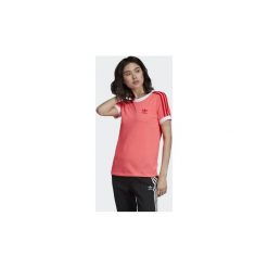 T-shirty z krótkim rękawem adidas 3-Stripes Tee. Pomarańczowe t-shirty damskie Adidas, bez wzorów, bez kołnierzyka. Za 129,00 zł.