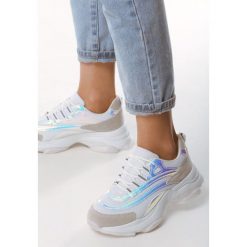 Biało-Srebrne Sneakersy Sopra. Sneakersy damskie Born2be. Za 89,99 zł.