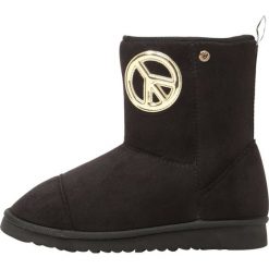 Love Moschino PEACE AND LOVE Botki nero. Szare buty zimowe damskie marki Love Moschino, z materiału. W wyprzedaży za 567,20 zł.