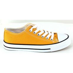 Sneakersy w kolorze żółto-białym. Trampki i tenisówki damskie Suredelle, Sixth Sens. W wyprzedaży za 77,95 zł.