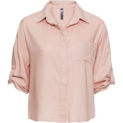 Kombinezon w kwiaty bonprix żółty w kwiaty. Żółte bluzki damskie bonprix, w kwiaty, bez kołnierzyka, bez rękawów. Za 129,99 zł.