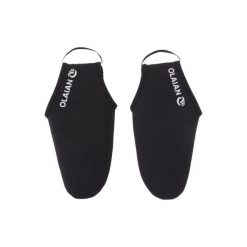 Skarpetki neoprenowe 1,5 mm do płetw do bodyboardu. Czarne skarpetki męskie OLAIAN, bez wzorów, z poliesteru. Za 34,99 zł.