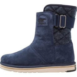 Sorel NEWBIE Śniegowce dunkelblau. Niebieskie buty zimowe damskie Sorel, z materiału. Za 399,00 zł.