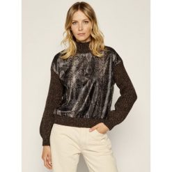 Golf Marciano Guess 94G510 5547Z. Szare swetry damskie MARCIANO GUESS, l, z aplikacjami, z bawełny, bez rękawów, bez kaptura. W wyprzedaży za 359,00 zł.