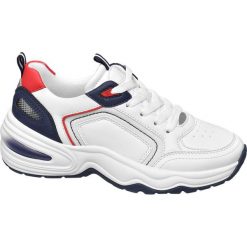 Sneakersy damskie Venice białe. Białe sneakersy damskie Venice, z materiału. Za 139,90 zł.