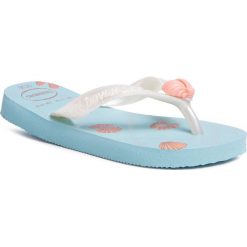 Japonki HAVAIANAS - Fantasy Cf 41034057712 Ice Blue/Marmaid. Brązowe sandały dziewczęce Havaianas, z tworzywa sztucznego, bez zapięcia. Za 49,00 zł.