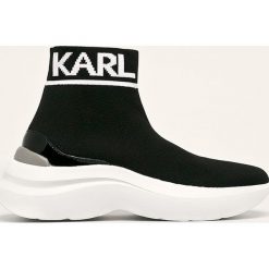 Karl Lagerfeld - Buty. Białe buty sportowe damskie KARL LAGERFELD, bez wzorów, ze skóry, sportowe. Za 859,90 zł.