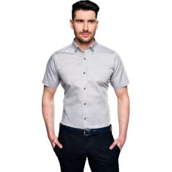 Koszula bexley 2512 krótki rękaw custom fit szary. Szare koszule męskie marki Recman, m, z krótkim rękawem. Za 89,99 zł.