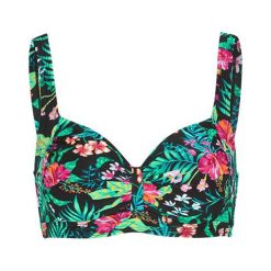 Cellbes Biustonosz od bikini bez fiszbin z serii Tropisk czarny we wzory female czarny/ze wzorem 80C. Czarne biustonosze Cellbes, bez wzorów. Za 129,00 zł.