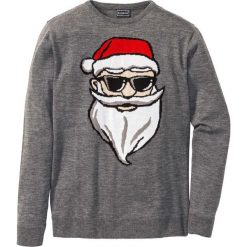 Sweter bonprix szary melanż. Szare swetry męskie bonprix, xl, melanż. Za 74,99 zł.