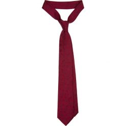 Krawat Czerwony Paisley. Czerwone krawaty męskie LANCERTO, bez wzorów, eleganckie. W wyprzedaży za 69,90 zł.