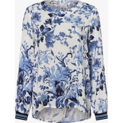 Marie Lund - Bluzka damska, biały. Białe bluzki sportowe damskie w paski, prążkowane. Za 179,95 zł.