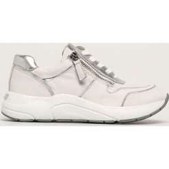 Caprice - Buty skórzane. Białe buty sportowe damskie Caprice, ze skóry. W wyprzedaży za 279,90 zł.
