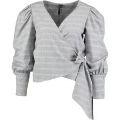 Bluzki damskie: Topshop BOUTIQUE WRAP PUFF Bluzka grey