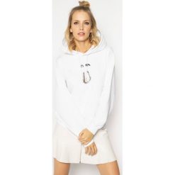 Bluza Diesel F-Ang 00SEN8 0IAJH. Białe bluzy damskie Diesel, l, bez wzorów, z bawełny, bez rękawów, bez kaptura. W wyprzedaży za 669,00 zł.