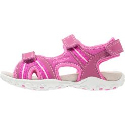 Geox SANDAL ROXANNE Sandały trekkingowe dark fuchsia. Czerwone sandały chłopięce Geox, z materiału. Za 309,00 zł.