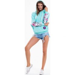 Bluza Choka Mint&Cactus. Zielone bluzy damskie Zookiwear, z jeansu, sportowe, bez kaptura. Za 259,00 zł.
