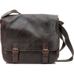 Torba na ramię ciemny brąz WANTED. Czarne torebki klasyczne damskie marki JAZZY, w paski, ze skóry, eleganckie, na ramię, duże, bez dodatków. Za 319,00 zł.