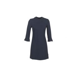 Sukienki krótkie Tommy Hilfiger NEW-IMOGEN-DRESS-3/4-SLV. Niebieskie sukienki mini marki TOMMY HILFIGER, z krótkim rękawem. Za 591,20 zł.