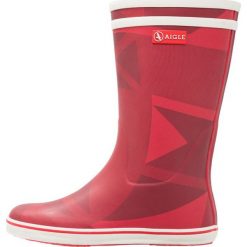 Buty zimowe damskie: Aigle MALOUINE PRINT Kalosze rouge