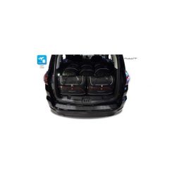 FORD S-MAX, 2015- TORBY DO BAGAŻNIKA 5 SZT KJUST - 7015021. Czarne torby podróżne KJUST, bez wzorów, z kauczuku, klasyczne. Za 1299,00 zł.