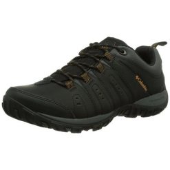 Columbia Buty Turystyczne Woodburn 43. Czarne buty sportowe męskie marki Columbia, z materiału, trekkingowe. W wyprzedaży za 289,00 zł.