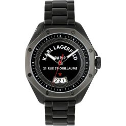 Karl Lagerfeld - Zegarek 5552762. Czarne zegarki męskie KARL LAGERFELD, ze stali. W wyprzedaży za 569,90 zł.