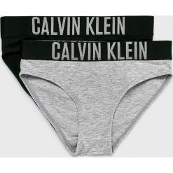 Calvin Klein Underwear - Figi dziecięce 104-176 cm (2-pack). Szare majtki dziewczęce Calvin Klein Underwear, z elastanu. Za 99,90 zł.