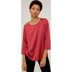 Mango - Bluzka Chemadi6. Bluzki damskie Mango, na co dzień, xs, bez wzorów, z poliesteru, z okrągłym kołnierzem, bez rękawów. Za 79,90 zł.