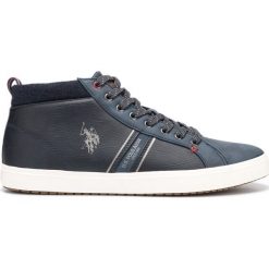 U.S. Polo Assn Varan1 Tenisówki Niebieski. Niebieskie trampki męskie U.S. Polo Assn., bez wzorów, z materiału, bez zapięcia. Za 343,95 zł.