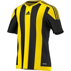 Adidas Koszulka piłkarska męska Striped 15 czarno-żółta r. XXL (S16143). Żółte koszulki sportowe męskie Adidas, s, do piłki nożnej. Za 99,90 zł.