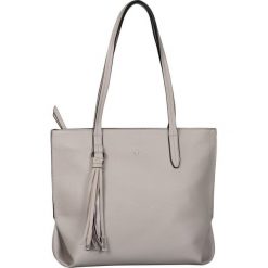 Tom Tailor torebka Lucca Shopper 27006 szara. Szare torby damskie na zakupy Tom Tailor, bez wzorów, ze skóry, eleganckie, bez dodatków. W wyprzedaży za 179,00 zł.