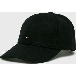 Tommy Hilfiger - Czapka. Czarne czapki męskie marki TOMMY HILFIGER, z bawełny. Za 179,90 zł.