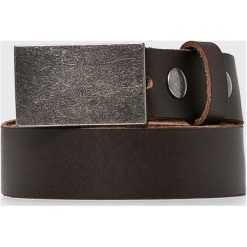 Jack & Jones - Pasek skórzany. Pomarańczowe paski męskie marki Jack & Jones, w paski, ze skóry. W wyprzedaży za 139,90 zł.
